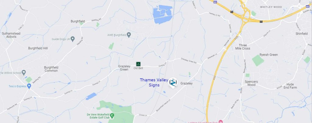 Thames Valley Signs Location